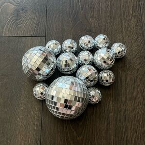 Silver Disco Ball Party Decorations